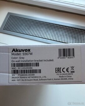 Wi-Fi / IP vnitřní panel S567W 10" Android Akuvox Intercom - 2