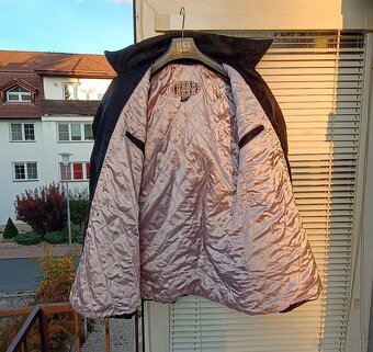 Luxusní kabát Dakota Dark Black - 2