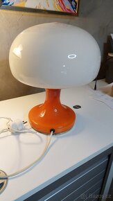 Retro skleněná lampa - originál - 2