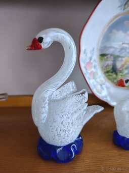 Labutě hutní sklo - 2