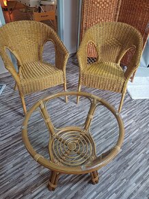 Prodej - Ratanová křesla a stolek - 2