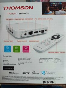 chytrý TV box Thomson android - 2