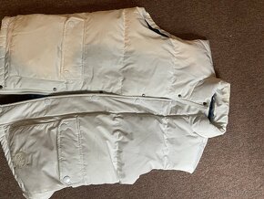 Bílá vesta Panská retro jeans - 2