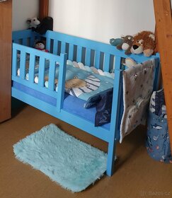 Dětská postel MASIV 160x70 + matrace - 2