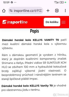 Prodám úplně nové dámské kolo Kellys Vanyty 70. - 2