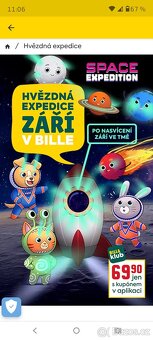BILLA Klub - plyšové hračky Hvězdná expedice - kupóny 10X - 2