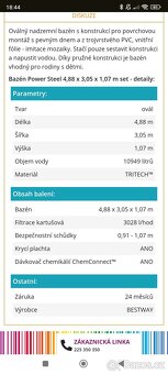 Prodám nevybalený bazén - 2