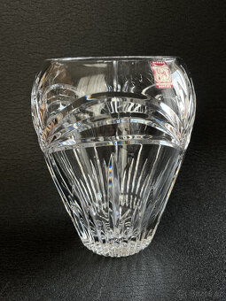 Ruckl Broušená křišťálová váza 18 cm, Nižbor - 2