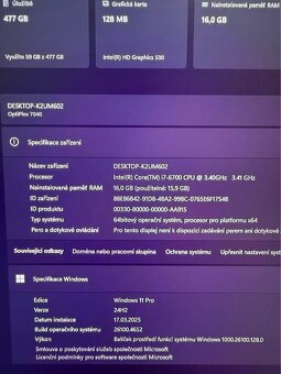 PC DELL OptiPlex 7040 | i7-6700 | 16GB RAM | 512 SSD - 2