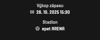 vstupenka AC Sparta Praha x Bohemians Praha - 2