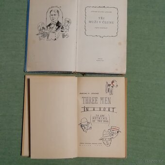 Tři muži ve člunu o psu nemluvě (1957 česká a 1959 anglická - 2