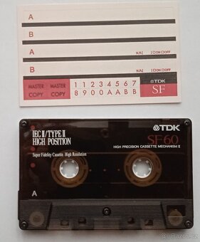 TDK/ BASF /MAXELL - magnetofonové kazety - 2