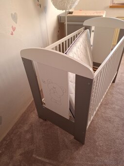 Set postylky, komody + matrace a podložka - 2