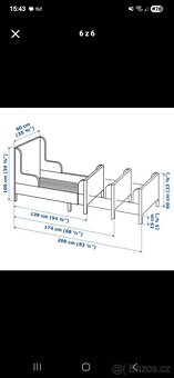 Détska rostouci postel s komodou - 2