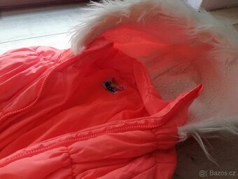 neon oranž zimní bunda - 2