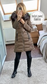 Hnědý zimní kabátek - 2