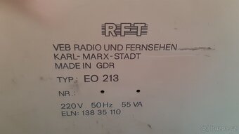 Osciloskop rft s přívodním kabelem 230v - 2