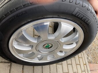 Alu kola Škoda originál 16” Metalica - 2