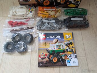 Lego Creator 3v1 31104 Hamburgerový monster truck - 2