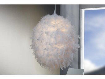Elegantní závěsná lampa – bílá, 50 cm – NOVÁ - 2