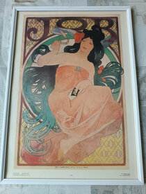 Alfons Mucha - Plakáty - v rámech se sklem - 2