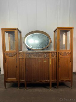 Francouzská komoda s mramorem (134018) - 2