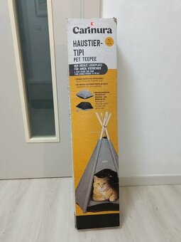 Luxusní pelíšek pro kočku nebo psa - týpí - nový - 2