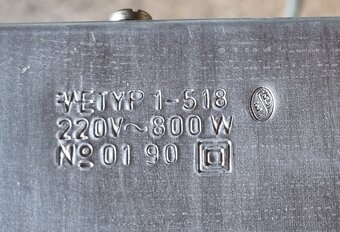 Retro zářič Eta 1518, Eta 516 - 2