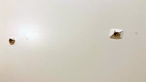 3x nástěnná police IKEA bílá - 2