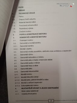 Dílenská příručka pro motory JIKOV - 2
