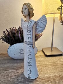 Anděl - originál keramická soška - 2