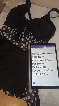 Nové dámské plavky tankini dvoudílné M - 2