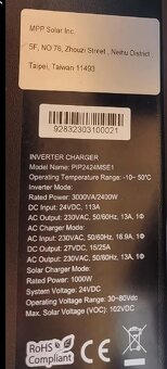 Solární invertor PIP2424 MSE1 24V - 2