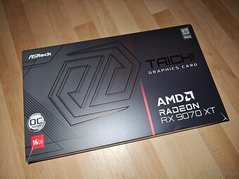 ASROCK Radeon RX 9070 XT Taichi 16G OC - záruka, top stav - 2
