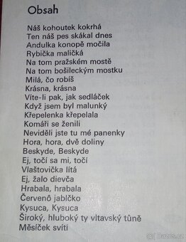 ZPÍVÁNKY TEXTY, NOTY KUS 20KČ - 2