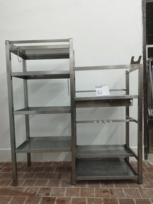 Nerezový regál na sanitační prostředky - 2