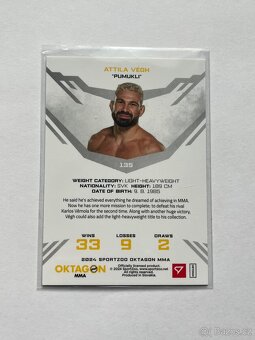 Oktagon MMA karty Attila Vegh BLUE - 2