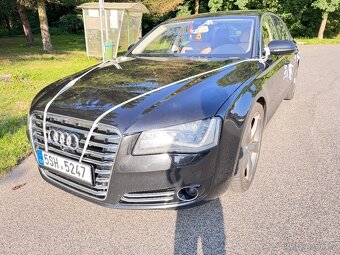 Pronájem Audi A8L s řidičem - 2