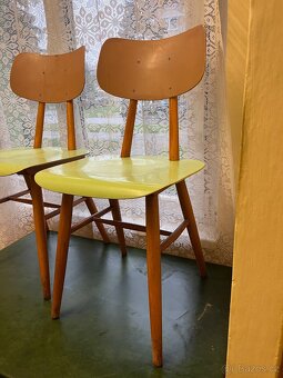 3x židle TON z roku 1971 - 2