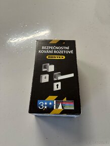 Bezpečnostní kování ROSTEX BK RX3/H Treviso (NEREZ MAT) - 2