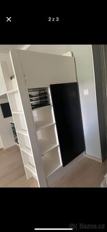 Patrová postel a pracovní stůl ikea stuva - 2