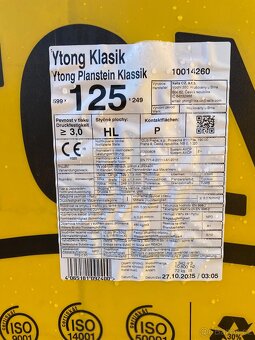 Ytong příčkovky - 2