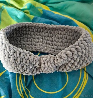 Zimní dámské pletene čepice - 2