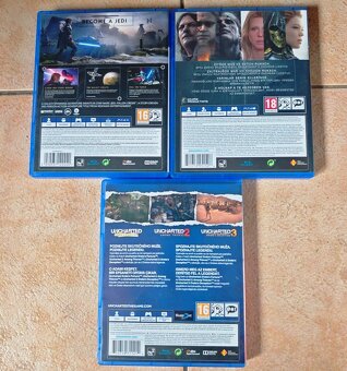 PS4 Hry Star Wars Death Strandin Uncharted - 2