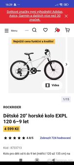 Dětské kolo 20" - 2