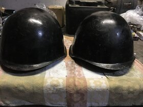 2x hasičská helma 50.-60. léta min. století - 2