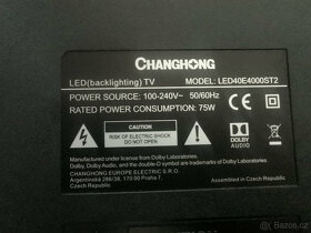TV Changhong LED40E4000ST2 FullHD - 2