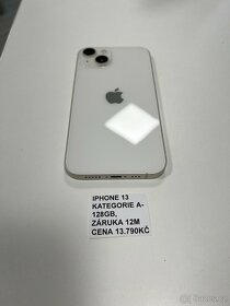 iPhone 13 128GB White - ZÁRUKA - 2
