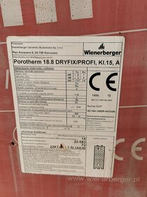 Porotherm 18.8 dryfix - 2