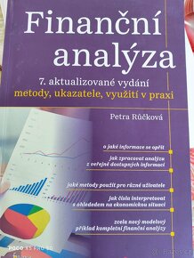 Ručková P., Finanční analýza  Bauer L., Matematika v ekonomi - 2